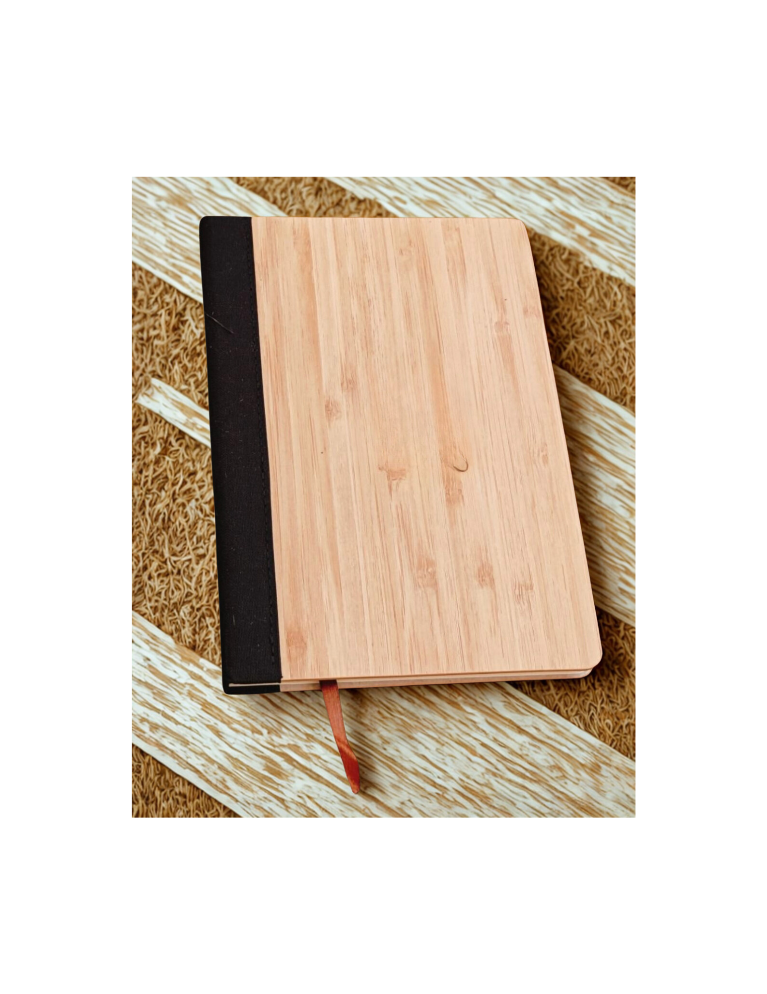 Bamboo Diary with pen A5 | Eco-friendly | Sustainable | Soft bound | Vegan | 160 pages 80 GSM | - Near to Nature