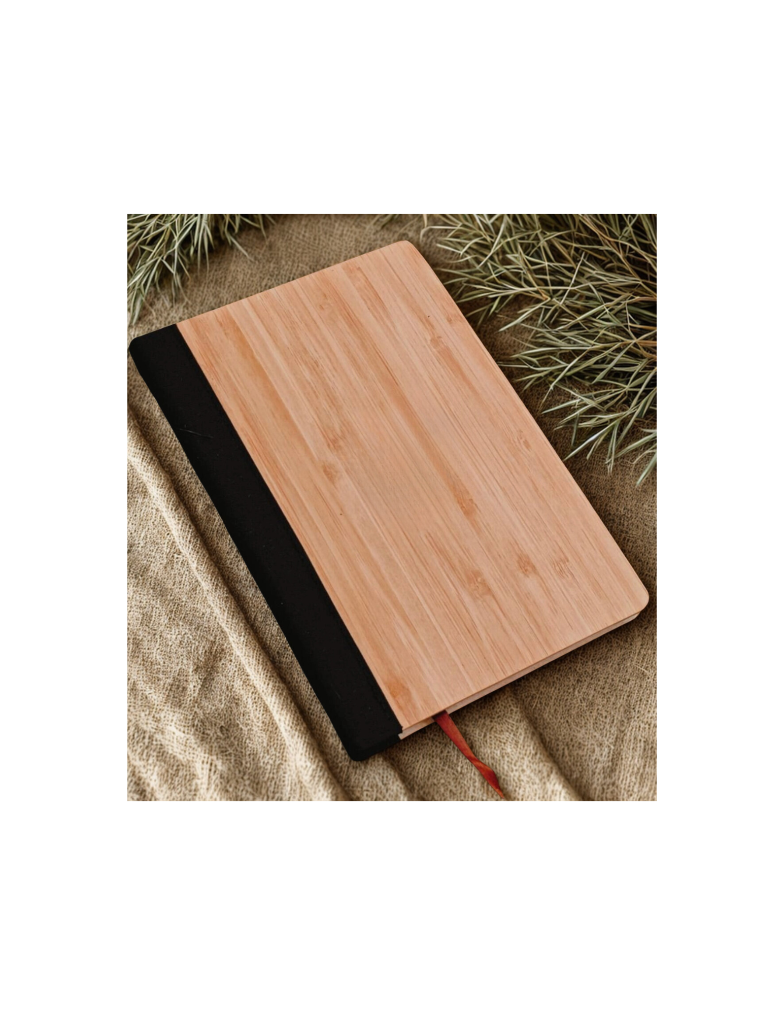Bamboo Diary with pen A5 | Eco-friendly | Sustainable | Soft bound | Vegan | 160 pages 80 GSM | - Near to Nature
