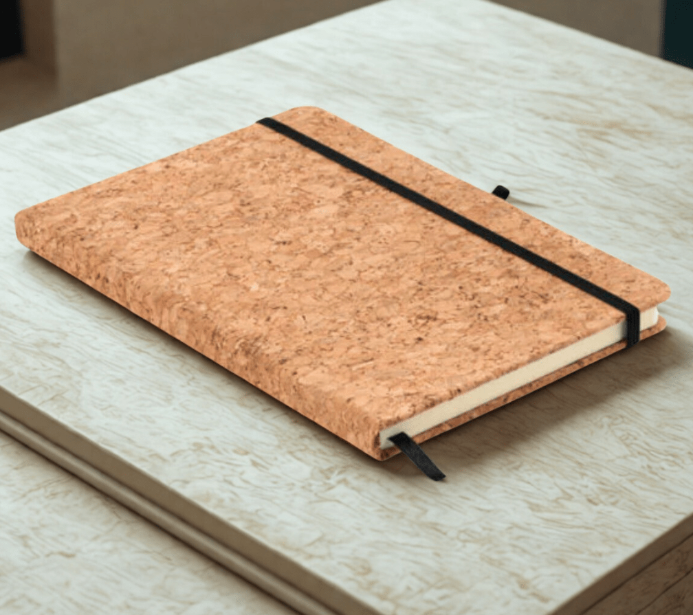 Customized Wood Cork Diary with pen | Eco-friendly | Sustainable | Soft bound | - Near to Nature