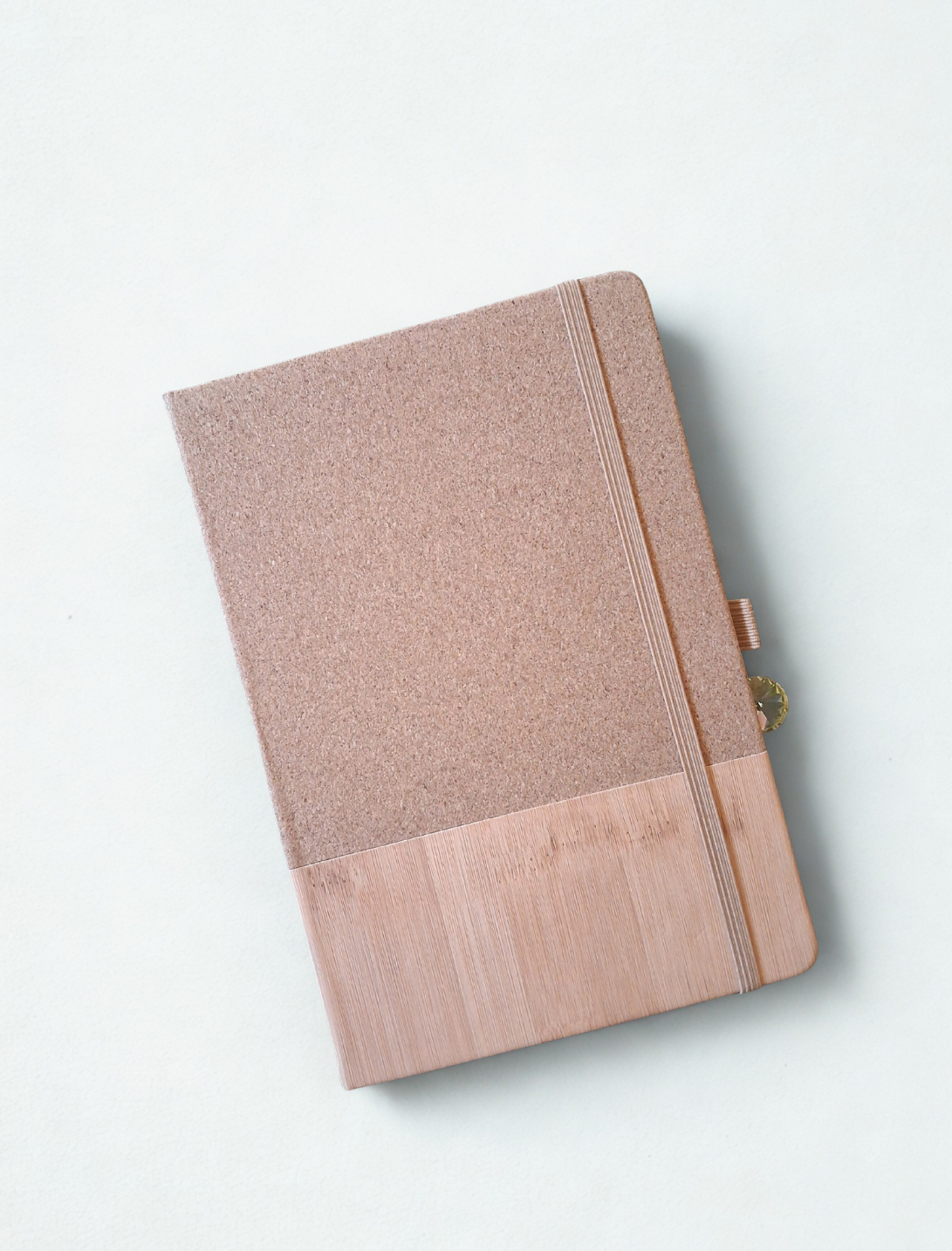 Textured Wood Cork Diary with pen A5 | Eco-friendly | Sustainable | Soft bound | Vegan | - Near to Nature