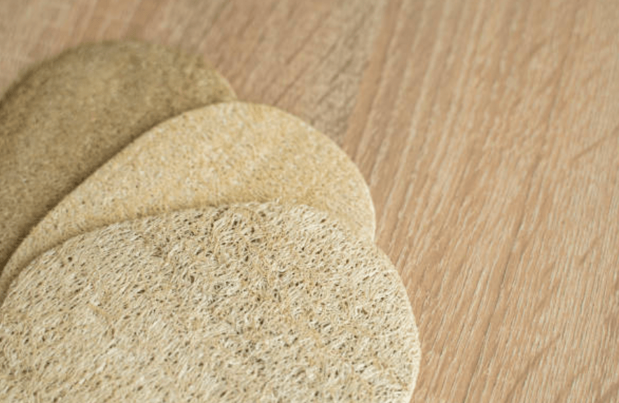 Natural Body Loofah | Bath Sponge | Exfoliating Skin | Organic | Set of 3| - Near to Nature