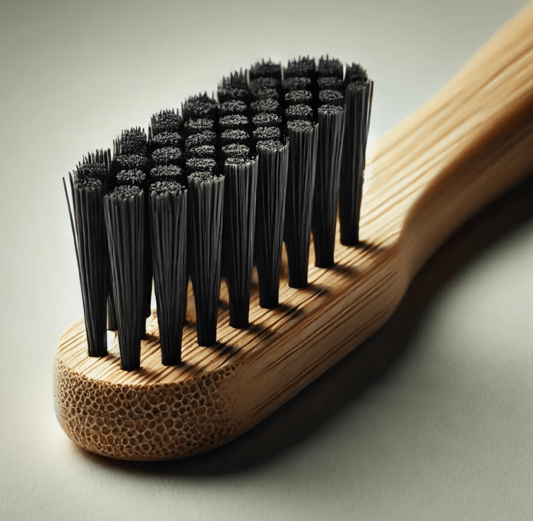 Organic Bamboo Toothbrush | Eco-friendly | Charcoal infused soft bristles | Regular | Set of 4| - Near to Nature