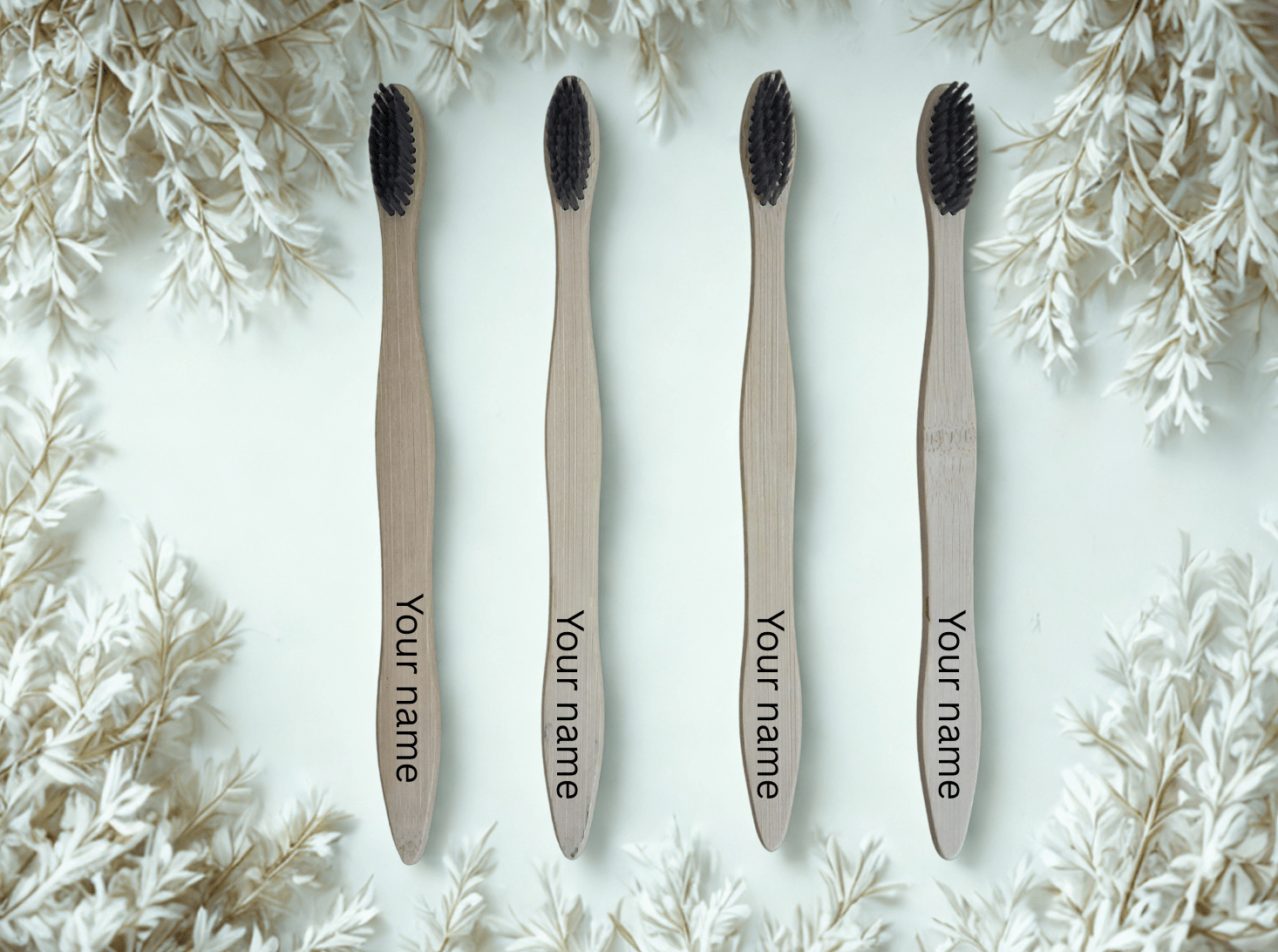 Customized Bamboo Toothbrush | Eco-friendly | Classic | - Near to Nature