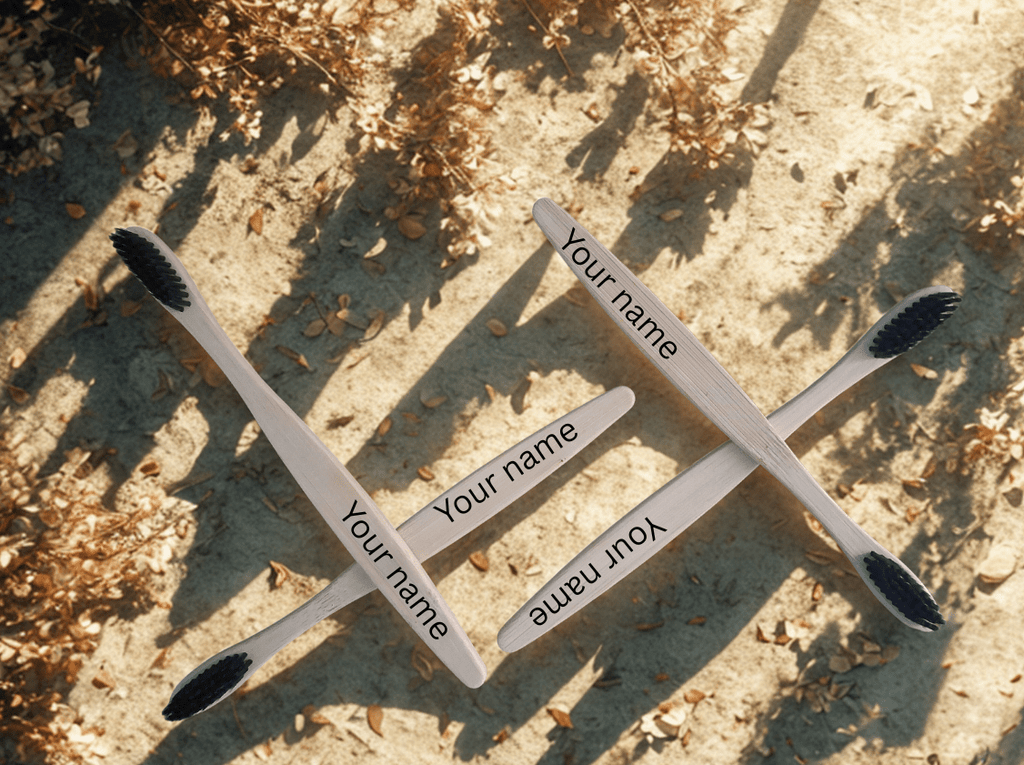 Customized Bamboo Toothbrush| Eco-friendly | Regular | - Near to Nature